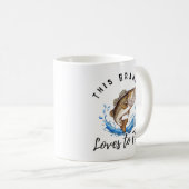 Diese großartige Liebe für den Bassfang Kaffeetasse (VorderseiteRechts)