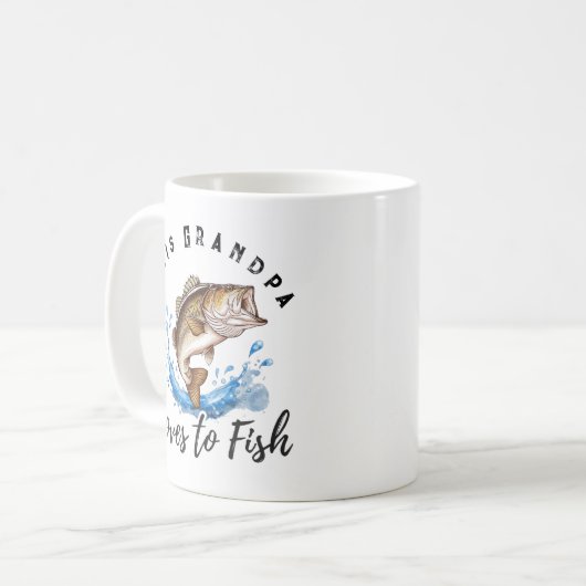Diese großartige Liebe für den Bassfang Kaffeetasse (Vorderseite Links)