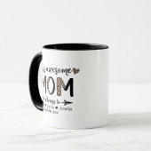Diese großartige Mutter Leopard Mama Ära Kunstwerk Tasse (Vorderseite Links)