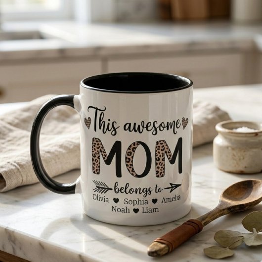 Diese großartige Mutter Leopard Mama Ära Kunstwerk Tasse