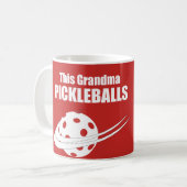 Diese Großmutter Pickleballs Tasse (Vorderseite Links)