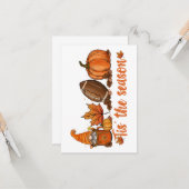 Diese Grußkarte der Jahreszeit Karte (Vorderseite/Rückseite Beispiel)