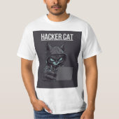diese Hackerkatze T-Shirt (Vorderseite)