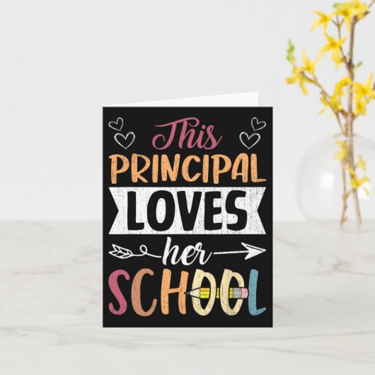 Diese Hauptfigur Liebe ihre Lehrerin Funny Prin Karte (Gelbe Blume)