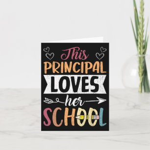 Diese Hauptfigur Liebe ihre Lehrerin Funny Prin Karte