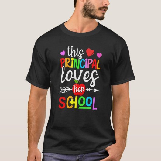 Diese Hauptfigur Liebe ihre Schule glücklich zurüc T-Shirt (Vorderseite)