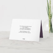 Diese heilige Instant eines Kurses in Wunder Card Karte (Rückseite)