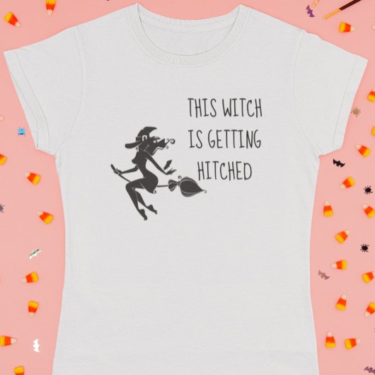 Diese Hexe bekam Halloween Bachelorette T-Shirt