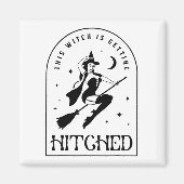 Diese Hexe bekommt gotische Braut Bachelo Magnet (Vorne)