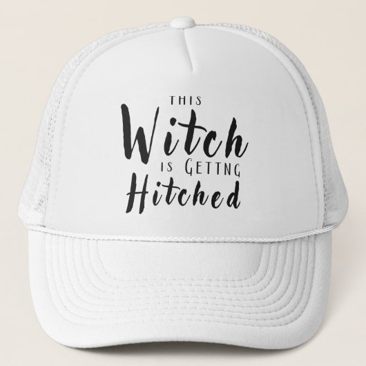 Diese Hexe bekommt Halloween-Braut Truckerkappe (Vorderseite)