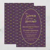 Diese Hexe bekommt heftigen Junggeselinnen-Abschie Einladung (Vorne/Hinten)