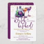 Diese Hexe bekommt heftiges Brautparty Einladung (Vorne/Hinten)