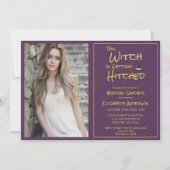 Diese Hexe bekommt heftiges Brautparty Einladung (Vorderseite)
