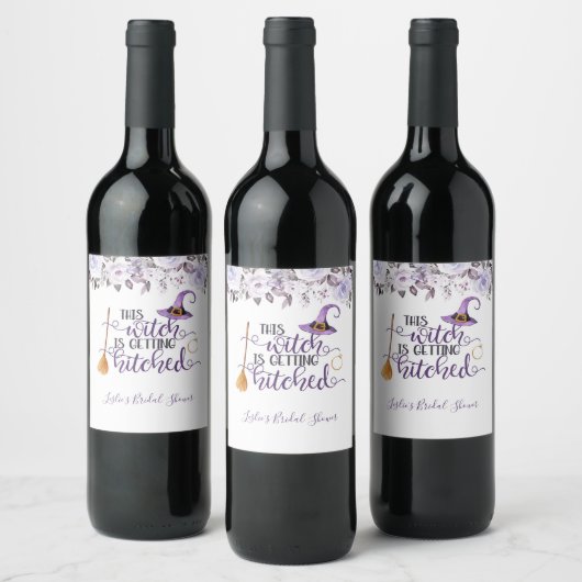 Diese Hexe bekommt heftiges Weinlabel Weinetikett (Flaschen)
