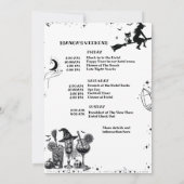 Diese Hexe bekommt HitchedBachelorette Weekend Einladung (Rückseite)