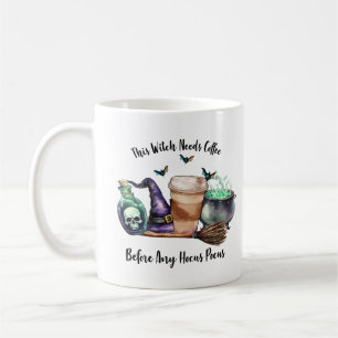 Diese Hexe braucht Kaffee Hocus Pocus Halloween Sp Kaffeetasse