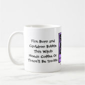 Diese Hexe braucht Kaffee! Kaffeesüchtige Cup/Tass Kaffeetasse (Links)