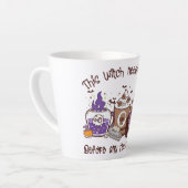 Diese Hexe braucht Kaffee Milchtasse (Linke Ecke)