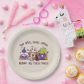 Diese Hexe braucht Kaffee Pappteller (Party)