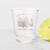 Diese Hexe braucht Kaffee Schnapsglas (Rückseite)