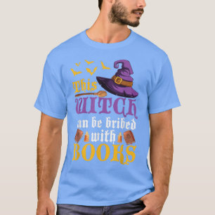 Diese Hexe kann mit Büchern Halloween-Hexe bestoch T-Shirt