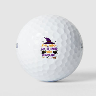Diese Hexe kann mit Chocolate Halloween bestochen  Golfball