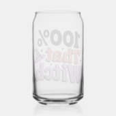 Diese Hexe kann Tumbler Dosenglas (Rückseite)