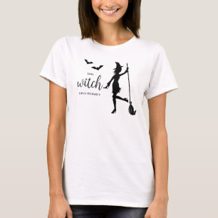Diese Hexe Lieben zu Party Silhouette Halloween T-Shirt