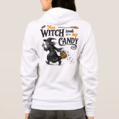 Diese Hexe nahm mir die göttliche Front und zurück Hoodie (Rückseite)