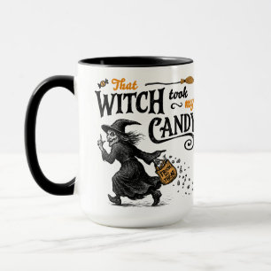 Diese Hexe nahm mir meine Süßigkeiten. Tasse