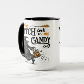 Diese Hexe nahm mir meine Süßigkeiten. Tasse (Vorderseite Links)