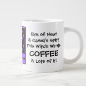 Diese Hexe Will Kaffee JUMBO Pagan Tasse Tasse (Rechts)