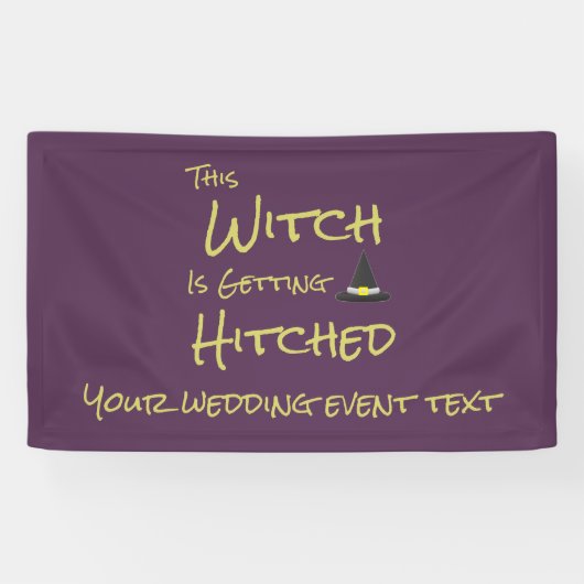 Diese Hexe wird angeheftet Banner (Horizontal)