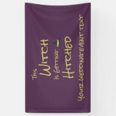 Diese Hexe wird angeheftet Banner (Vertikal)