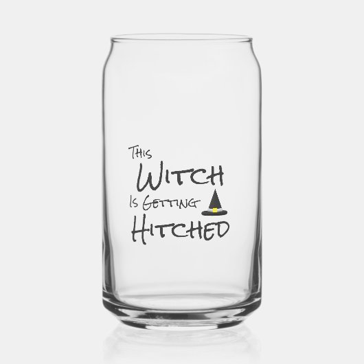 Diese Hexe wird angeheftet Dosenglas (Vorderseite)