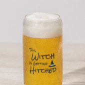 Diese Hexe wird angeheftet Dosenglas