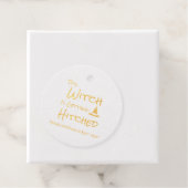 Diese Hexe wird angeheftet Geschenkanhänger (Mit Box)