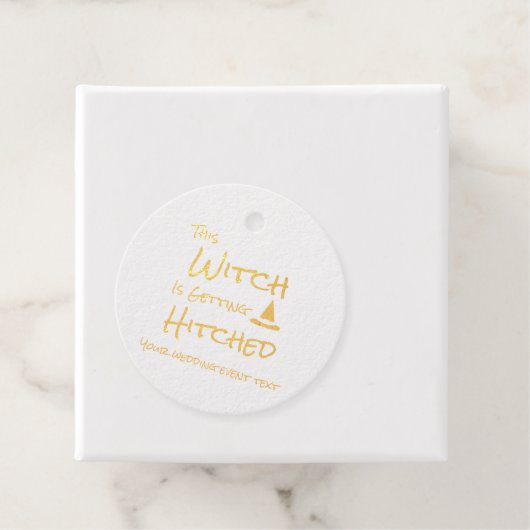 Diese Hexe wird angeheftet Geschenkanhänger (Mit Box)