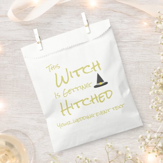 Diese Hexe wird angeheftet Geschenktütchen (Ausgeschnitten)