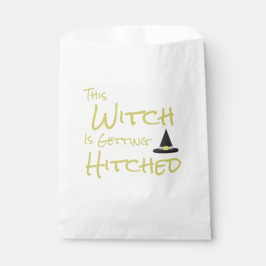 Diese Hexe wird angeheftet Geschenktütchen (Vorderseite)