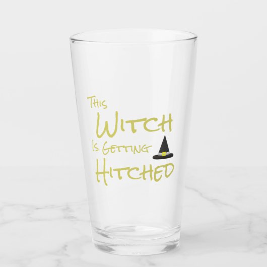 Diese Hexe wird angeheftet Glas (Vorderseite)