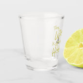 Diese Hexe wird angeheftet Schnapsglas (Links)