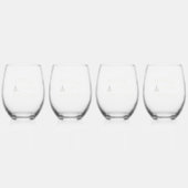 Diese Hexe wird angeheftet Weinglas Ohne Stiel (Hinten)