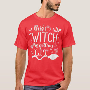 Diese Hexe wird angezündet Brautjungfer Braut Jung T-Shirt