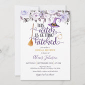 Diese Hexe wird Brautparty angeschlagen Einladung (Vorderseite)