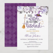 Diese Hexe wird Brautparty angeschlagen Einladung (Vorne/Hinten)