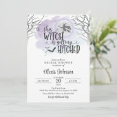 Diese Hexe wird Brautparty angeschlagen Einladung (Stehend Vorderseite)