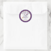 Diese Hexe wird mit dem Aufkleber "Runde" individu (Tasche)