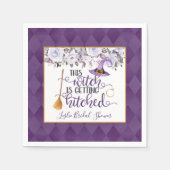 Diese Hexe wird Napkin antreffen - Custom Serviette (Vorderseite)