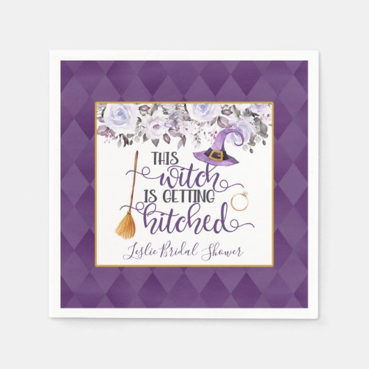 Diese Hexe wird Napkin antreffen - Custom Serviette (Vorderseite)